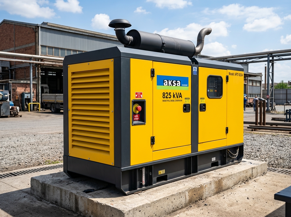 Aksa 825 kVA Senkron Endüstriyel Jeneratör