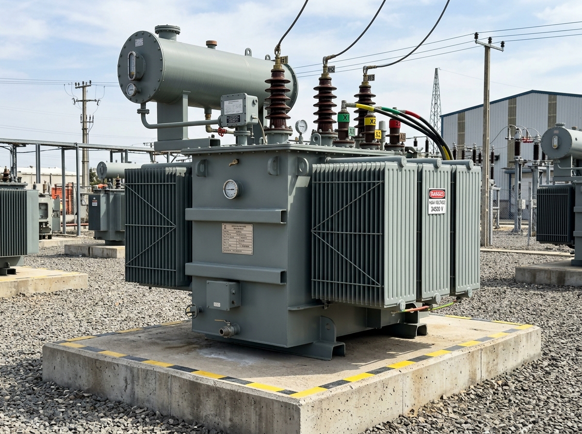 Eltaş 1600 kVA 34.5 kV Güç Trafosu