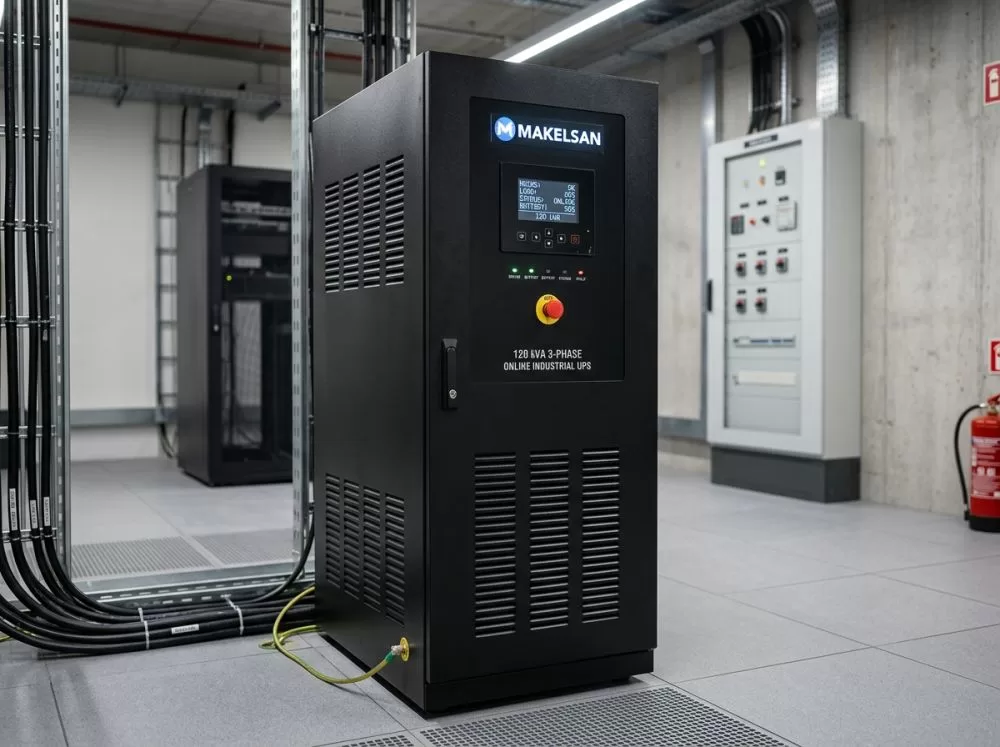 Makelsan 120 kVA 3-Phase Online Industrial UPS