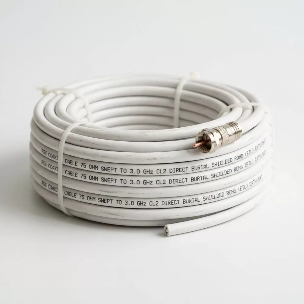 Recber RG6 U6 Koaksial Antena Kabeli